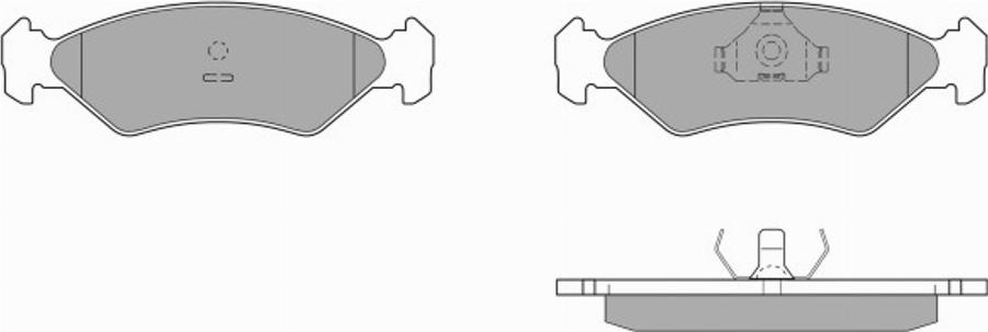 FREMAX FBP0681 - Brake Pad Set, disc brake autospares.lv