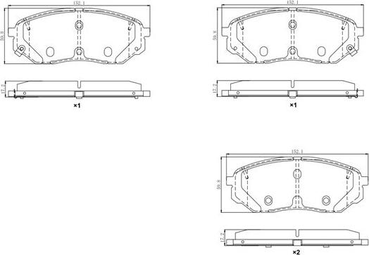 FREMAX FBP-0006 - Brake Pad Set, disc brake autospares.lv