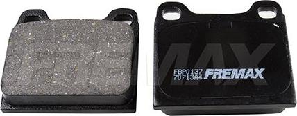 FREMAX FBP-0137 - Brake Pad Set, disc brake autospares.lv