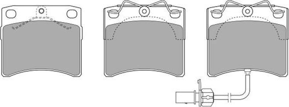 FREMAX FBP-0842-01 - Brake Pad Set, disc brake autospares.lv