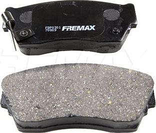 FREMAX FBP-0301 - Brake Pad Set, disc brake autospares.lv