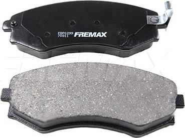 FREMAX FBP-0299 - Brake Pad Set, disc brake autospares.lv
