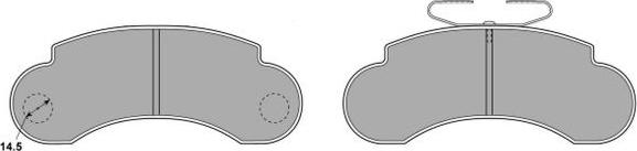 FREMAX FBP-0795 - Brake Pad Set, disc brake autospares.lv