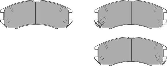 FREMAX FBP-0740 - Brake Pad Set, disc brake autospares.lv