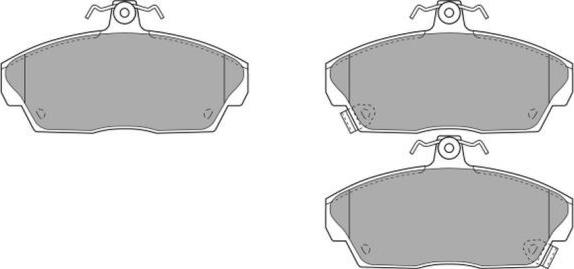 FREMAX FBP-0755 - Brake Pad Set, disc brake autospares.lv