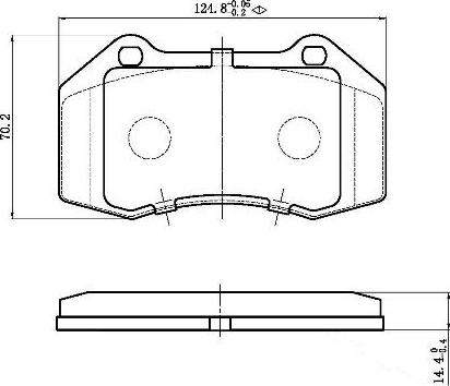 FREMAX FBP-1946 - Brake Pad Set, disc brake autospares.lv