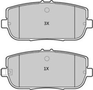 FREMAX FBP-1902 - Brake Pad Set, disc brake autospares.lv