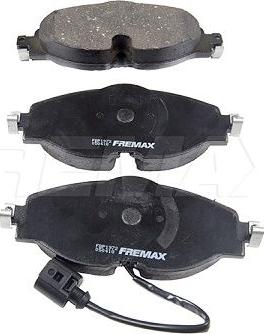 FREMAX FBP-1972 - Brake Pad Set, disc brake autospares.lv