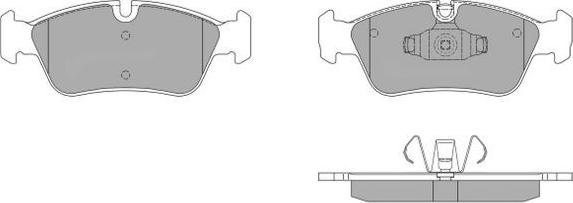 FREMAX FBP-1401 - Brake Pad Set, disc brake autospares.lv