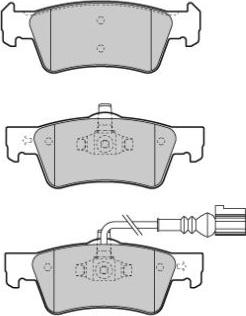 FREMAX FBP-1553 - Brake Pad Set, disc brake autospares.lv