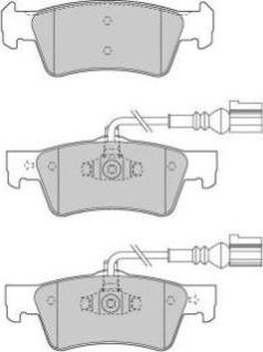 FREMAX FBP-1552 - Brake Pad Set, disc brake autospares.lv