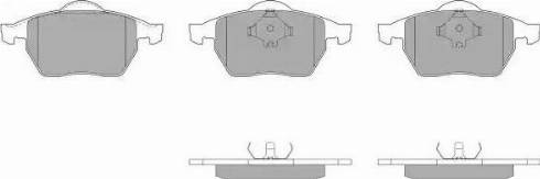 FREMAX FBP-1513-01 - Brake Pad Set, disc brake autospares.lv