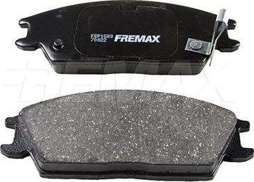 FREMAX FBP-1589 - Brake Pad Set, disc brake autospares.lv