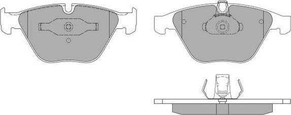 FREMAX FBP-1574 - Brake Pad Set, disc brake autospares.lv