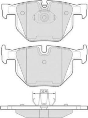 FREMAX FBP-1667 - Brake Pad Set, disc brake autospares.lv