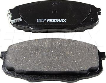 FREMAX FBP-1626 - Brake Pad Set, disc brake autospares.lv