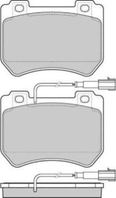 Magneti Marelli 363700201866 - Brake Pad Set, disc brake autospares.lv