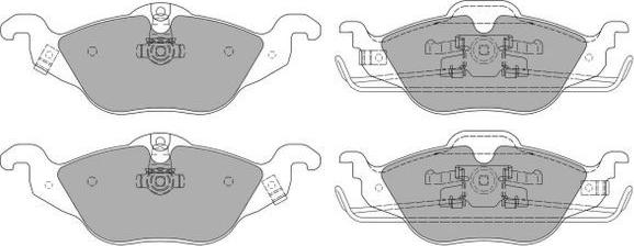 FREMAX FBP-1076 - Brake Pad Set, disc brake autospares.lv