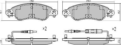 FREMAX FBP-1190 - Brake Pad Set, disc brake autospares.lv