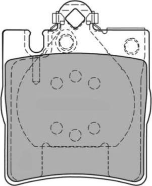 FREMAX FBP-1142 - Brake Pad Set, disc brake autospares.lv