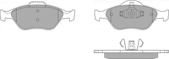 FREMAX FBP-1160 - Brake Pad Set, disc brake autospares.lv