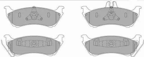 FREMAX FBP-1119-01 - Brake Pad Set, disc brake autospares.lv