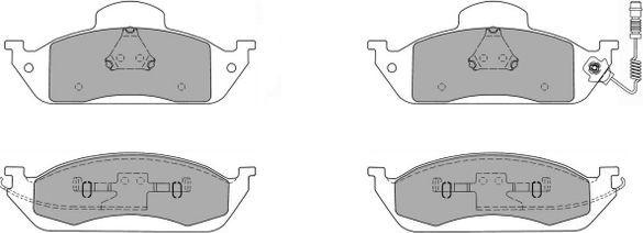 FREMAX FBP-1118 - Brake Pad Set, disc brake autospares.lv