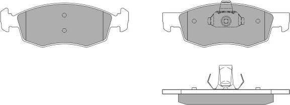 FREMAX FBP-1170 - Brake Pad Set, disc brake autospares.lv