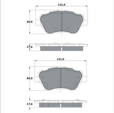 FREMAX FBP-1892 - Brake Pad Set, disc brake autospares.lv