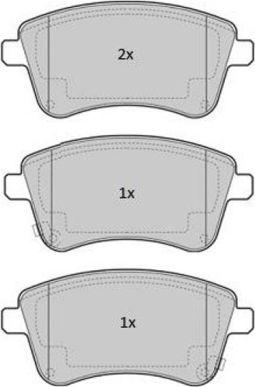 FREMAX FBP-1848 - Brake Pad Set, disc brake autospares.lv