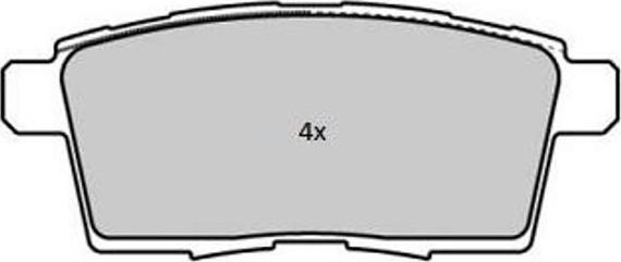 Sangsin Brake GP1604 - Brake Pad Set, disc brake autospares.lv