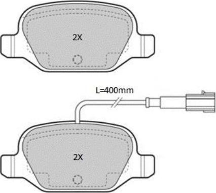 FREMAX FBP-1869 - Brake Pad Set, disc brake autospares.lv