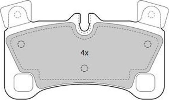 FREMAX FBP-1830 - Brake Pad Set, disc brake autospares.lv