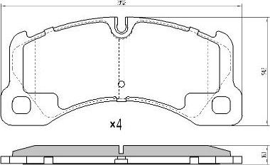 FREMAX FBP-1829 - Brake Pad Set, disc brake autospares.lv