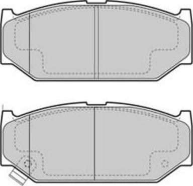 Remsa BPA1381.11 - Brake Pad Set, disc brake autospares.lv