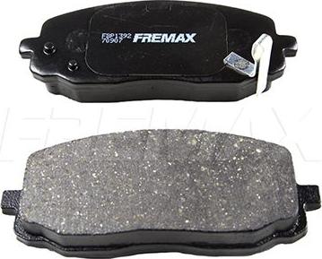 FREMAX FBP-1392 - Brake Pad Set, disc brake autospares.lv