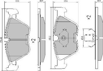 FREMAX FBP-1397 - Brake Pad Set, disc brake autospares.lv