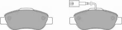 FREMAX FBP-1355-01 - Brake Pad Set, disc brake autospares.lv