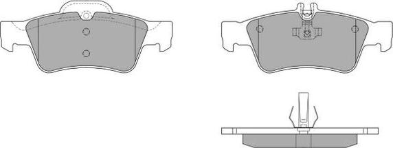 FREMAX FBP-1350 - Brake Pad Set, disc brake autospares.lv