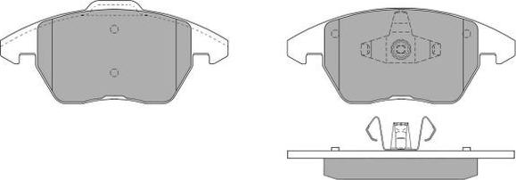 FREMAX FBP-1352 - Brake Pad Set, disc brake autospares.lv