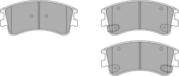 FREMAX FBP-1361 - Brake Pad Set, disc brake autospares.lv