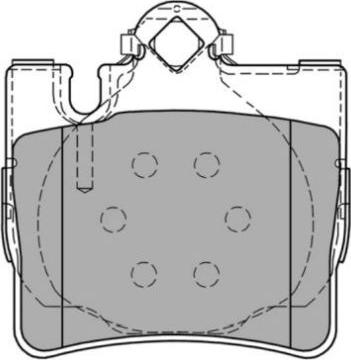 FREMAX FBP-1301 - Brake Pad Set, disc brake autospares.lv