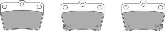 FREMAX FBP-1260 - Brake Pad Set, disc brake autospares.lv