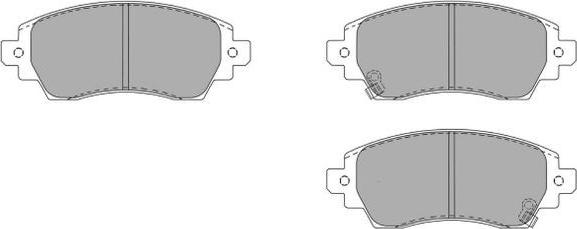 FREMAX FBP-1202 - Brake Pad Set, disc brake autospares.lv