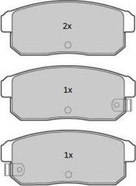 FREMAX FBP-1799 - Brake Pad Set, disc brake autospares.lv