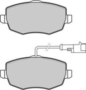 Magneti Marelli 363700201441 - Brake Pad Set, disc brake autospares.lv