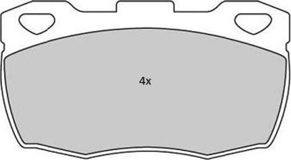 HELLA PAGID 355012871 - Brake Pad Set, disc brake autospares.lv