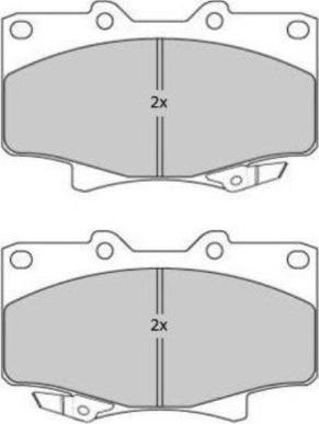 BENDIX 572253 - Brake Pad Set, disc brake autospares.lv