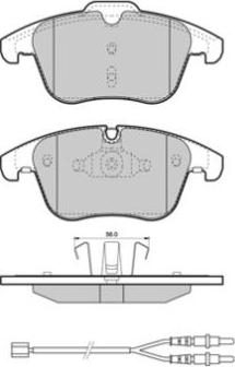 FREMAX FBP-1736 - Brake Pad Set, disc brake autospares.lv