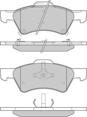 FREMAX FBP-1730 - Brake Pad Set, disc brake autospares.lv
